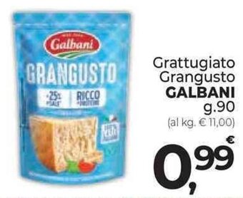 Supermercati Dok Grattugiato Grangusto GALBANI g.90 offerta