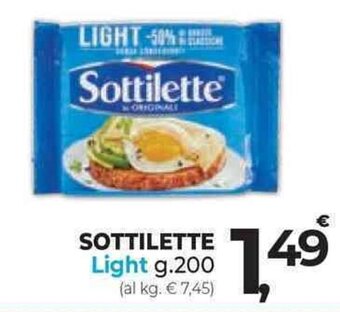 Supermercati Dok SOTTILETTE Light g.200 offerta