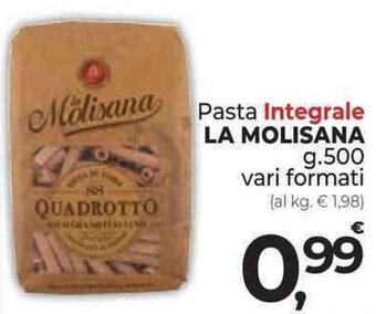 Supermercati Dok Pasta Integrale LA MOLISANA g.500 offerta