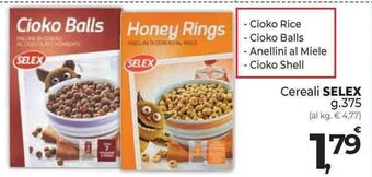 Supermercati Dok Cereali SELEX g.375 offerta