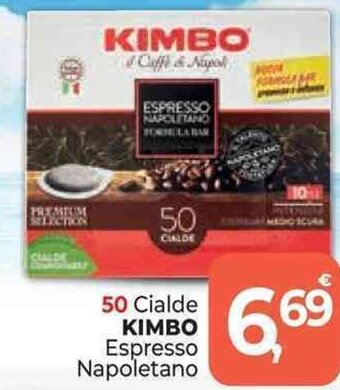 Supermercati Dok 50 Cialde KIMBO Espresso Napoletano offerta