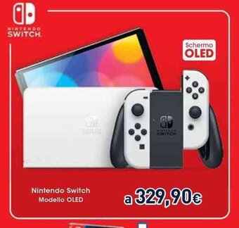 Unieuro Nintendo Switch Modello OLED offerta