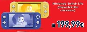 Unieuro Nintendo Switch Lite offerta