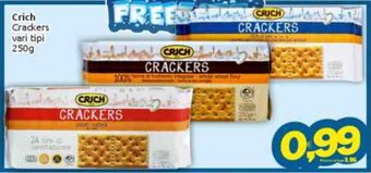 Crich Crackers vari tipi 250g