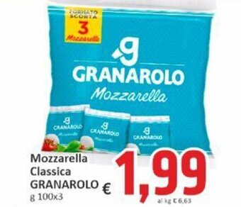 Mozzarella Classica GRANAROLO g 100x3