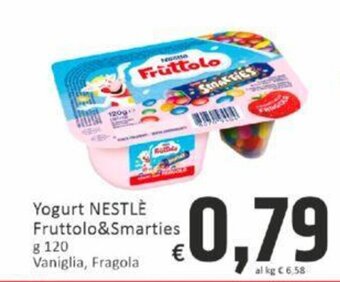 Paghi Poco Yogurt NESTLÈ Fruttolo&Smarties g 120 offerta