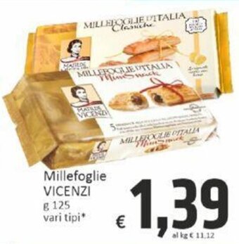 Millefoglie VICENZI g 125 vari tipi