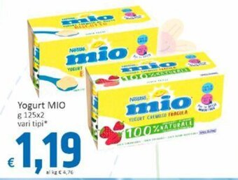 Paghi Poco Yogurt MIO g 125x2 vari tipi offerta