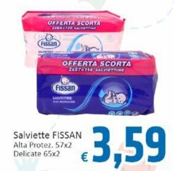 Paghi Poco Salviette FISSAN Alta Protez. 57x2 Delicate 65x2 offerta