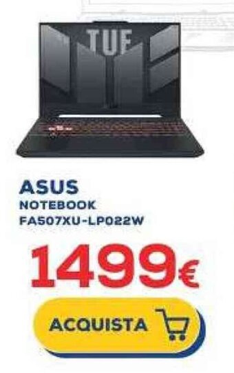 Euronics ASUS NOTEBOOK FA507XU-LP022W offerta