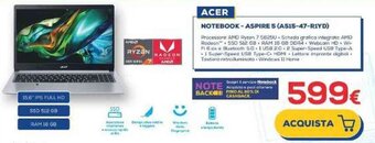 Euronics ACER NOTEBOOK - ASPIRE 5 (A515-47-R1YD) offerta