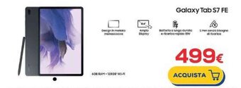 Euronics SAMSUNG Galaxy Tab S7 FE offerta