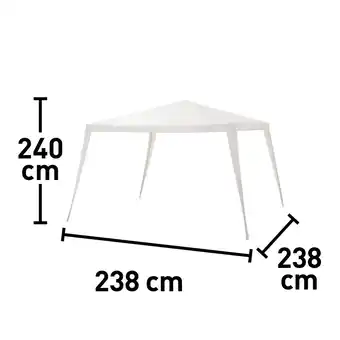 Gazebo tarituba 238x238x240 cm