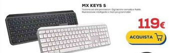 Euronics Logitech MX KEYS S offerta