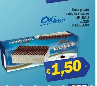 Ard Discount Optimo torta gelato vaniglia e cacao offerta