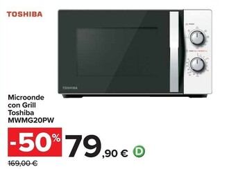 Carrefour Iper Toshiba microonde con grill mwmg20pw offerta