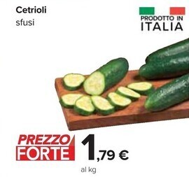 Carrefour Iper Cetrioli offerta