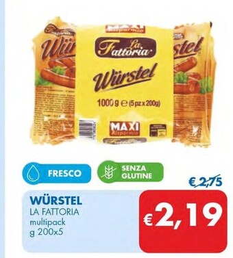MD Discount La fattoria wurstel offerta
