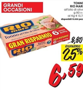 Pam Rio mare tonno all olio di oliva offerta