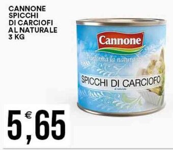 Premium Cash&Carry CANNONE SPICCHI DI CARCIOFI AL NATURALE 3 KG offerta