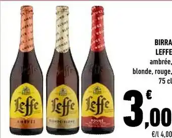Conad Leffe - Birra Blond 750 G(ml) offerta