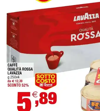 Iperal Lavazza Caffe Qualita Rossa offerta