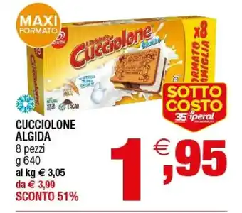 Iperal Algida Cucciolone Classico 640 G offerta