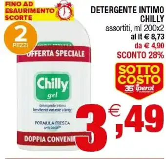 Iperal Chilly Detergente Intimo Gel offerta