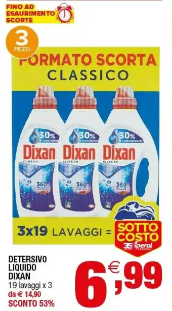 Iperal Dixan Detersivo Liquido offerta