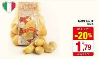 Iperal Patate Gialle offerta