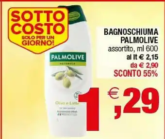 Iperal Palmolive Bagnoschiuma Oliva E Latte offerta