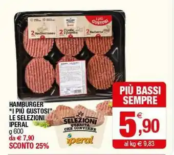 Iperal Iperal Hamburger I Piu Gustosi Le Selezioni offerta