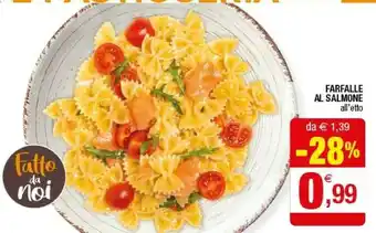 Iperal Farfalle Al Salmone offerta