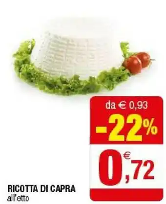 Iperal Ricotta Di Capra offerta