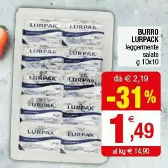 Iperal Lurpak - Burro Leggermente Salato 100 G(ml) offerta
