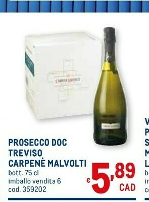 Metro Millesimato Prosecco offerta