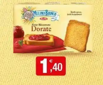 Iperal Mulino Bianco Le Dorate Fette Biscottate 630 G(ml) offerta