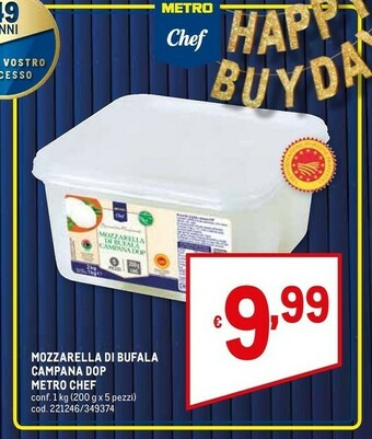 Metro Metro chef Mozzarella di bufala offerta