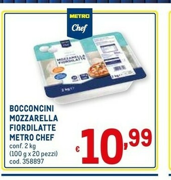 Metro Metro chef Mozzarella offerta