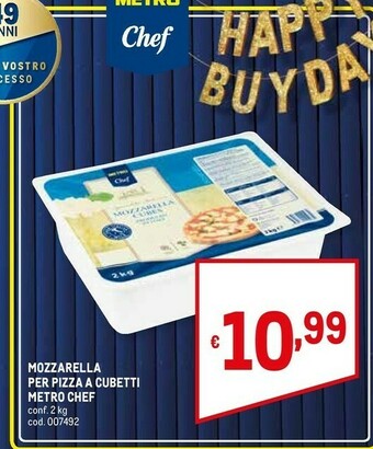 Metro Metro chef Mozzarella offerta