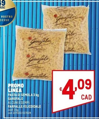 Metro Garofalo Pasta di semola offerta
