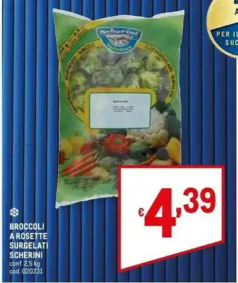 Metro Scherini Broccoli offerta