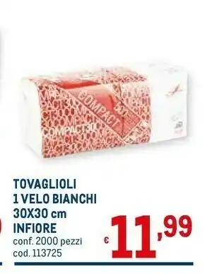 Metro Infiore Tovaglioli offerta