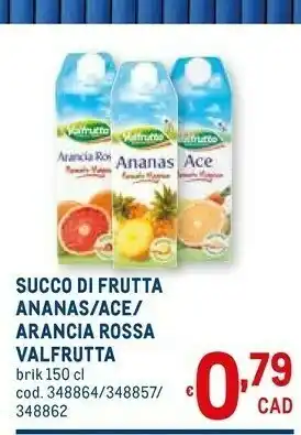 Metro Ace Succhi di frutta offerta
