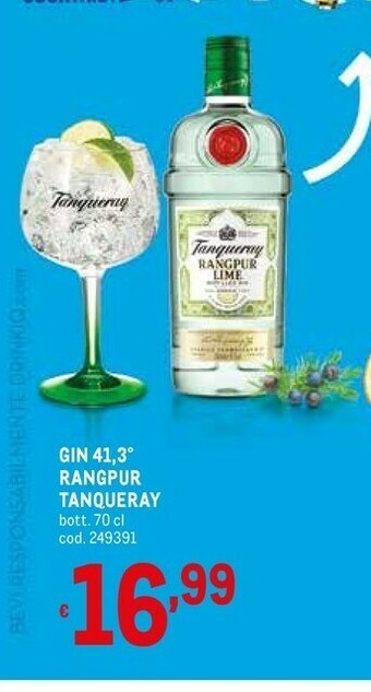 Metro Tanqueray Gin offerta