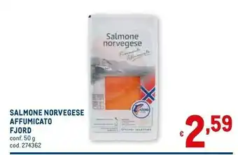 Metro Fjord Salmone affumicato offerta
