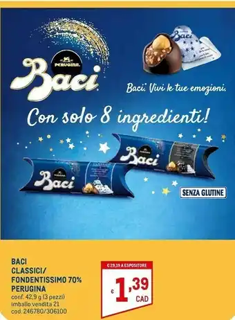 Metro Perugina Baci offerta