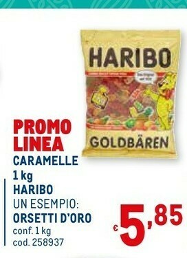 Metro Haribo Caramelle offerta