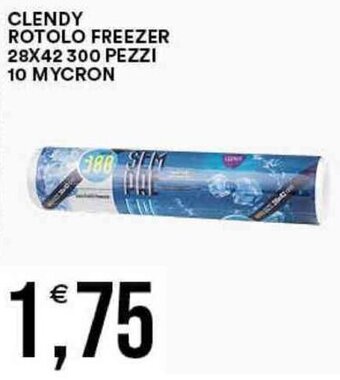 CLENDY ROTOLO FREEZER 28X42 300 PEZZI 10 MYCRON