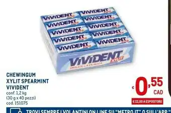 Metro Vivident Caramelle offerta
